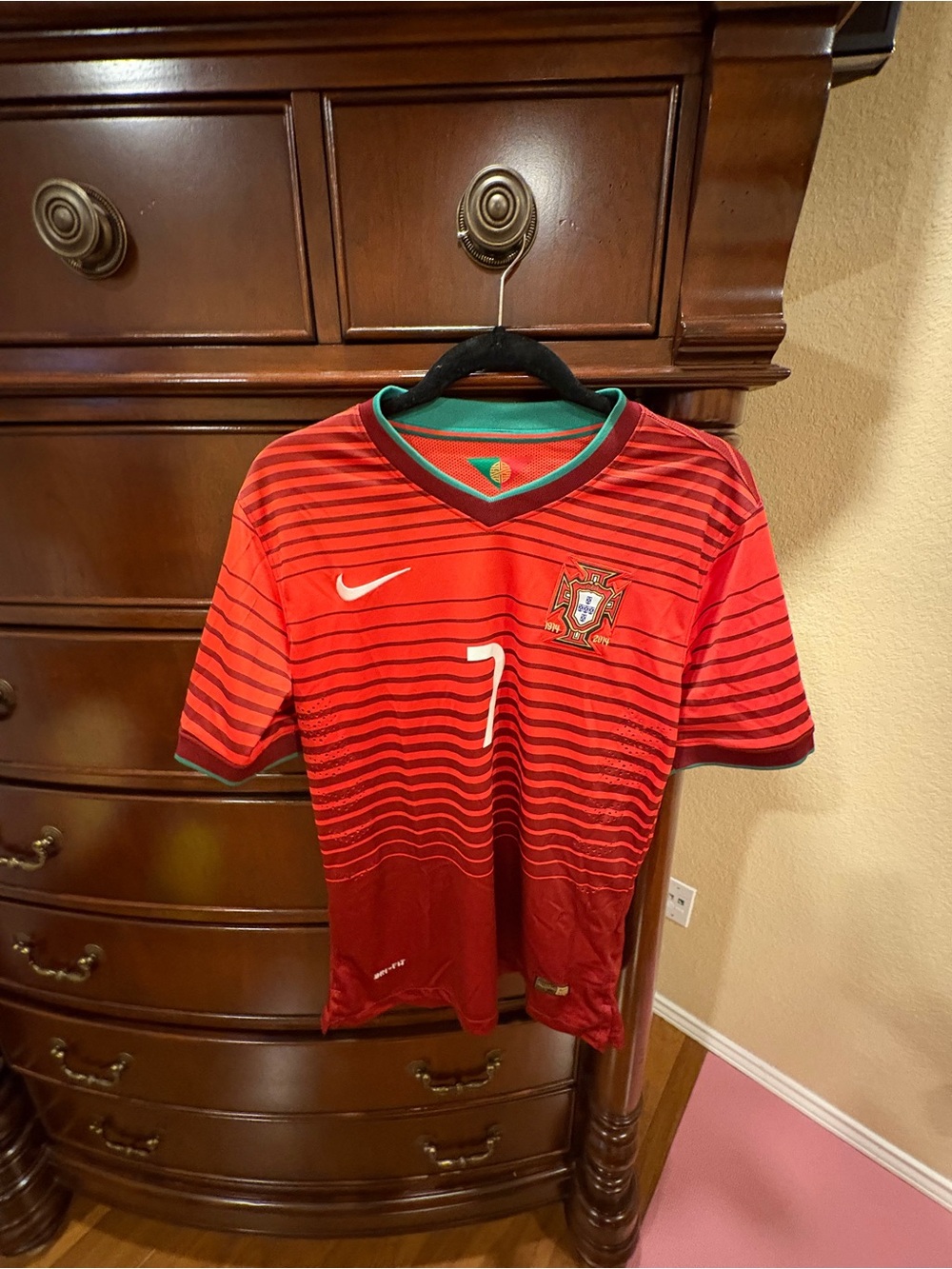 Nike Portugal Soccer Jersey - Number 7